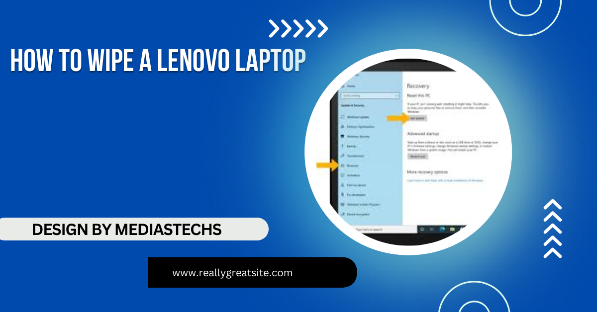 How To Wipe A Lenovo Laptop