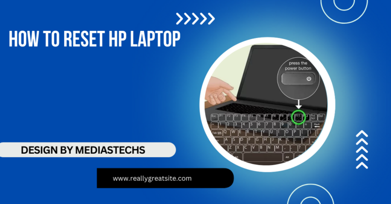 How To Reset Hp Laptop