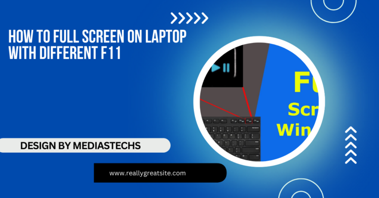 How To Full Screen On Laptop With Different F11